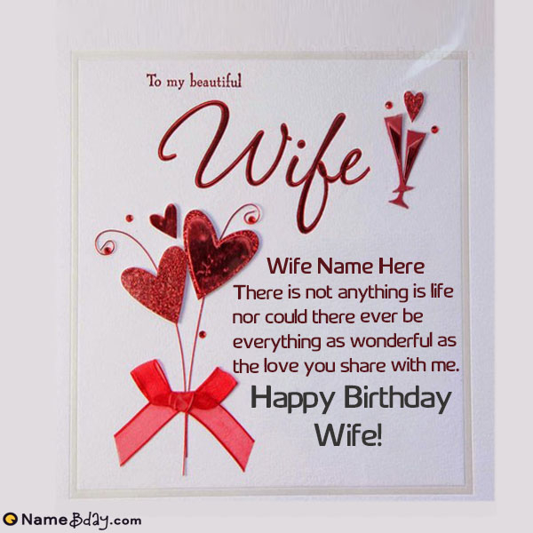 Printable Birthday Cards For My Wife