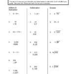 11 Best Images Of 6th Grade Math Practice Worksheets 6th