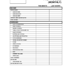12 Best Images Of Personal Profit And Loss Worksheet