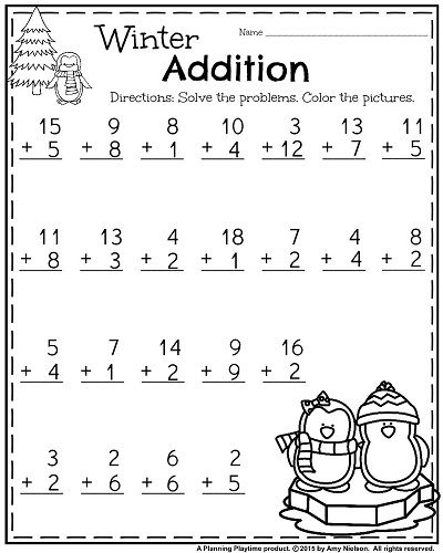 1st Grade Worksheets For January 1st Grade Worksheets 