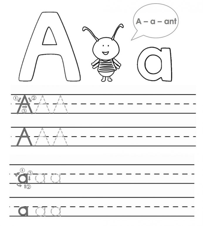20 Abc Tracing For Preschoolers Preschool Worksheet 