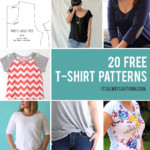 20 Free T Shirt Patterns You Can Print Sew At Home It
