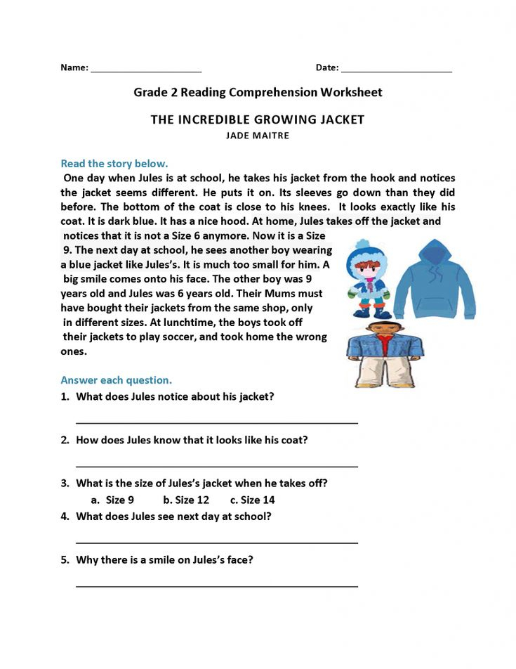 2nd Grade Reading Worksheets 2nd Grade Reading 