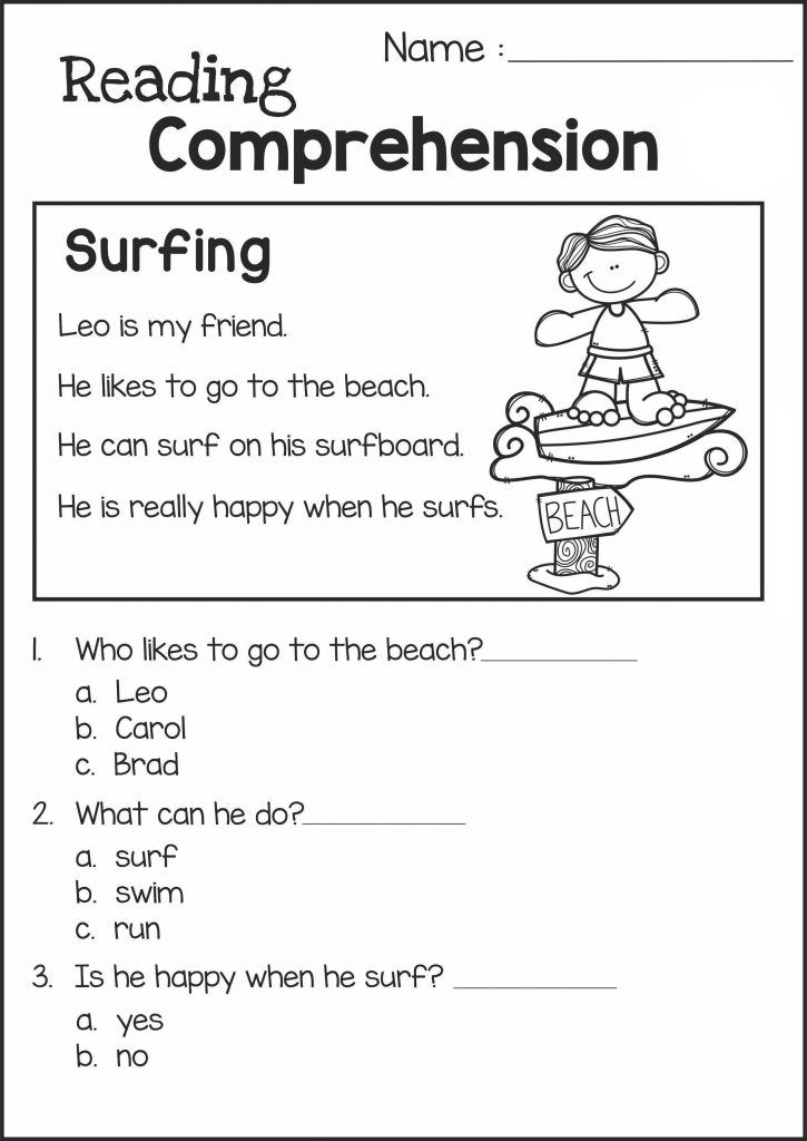 2nd Grade Reading Worksheets 2nd Grade Reading 