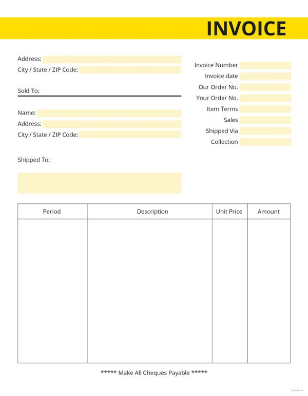 30 Commercial Invoice Templates Word Excel PDF AI 