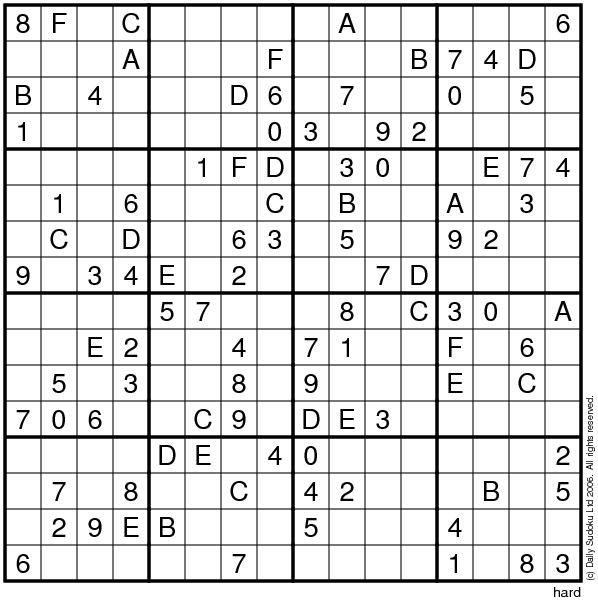 4 Best 16 Sudoku Printable Printablee