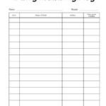 47 Printable Reading Log Templates For Kids Middle School