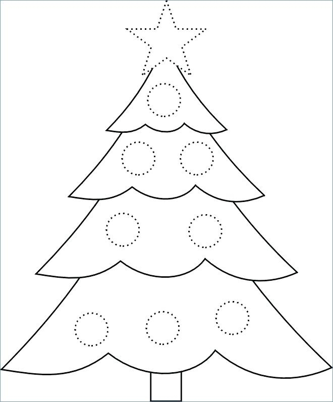 50 Christmas Tree Printable Templates KittyBabyLove
