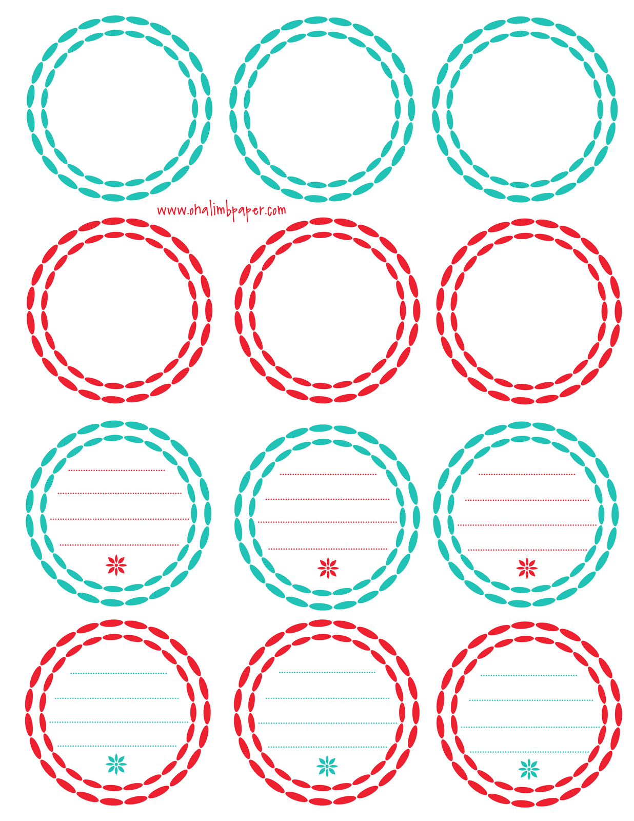 6 Best Printable Labels Printablee