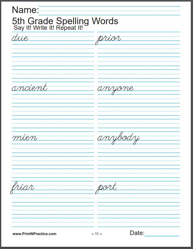 672 Printable Spelling Worksheets Easy Spelling Practice 