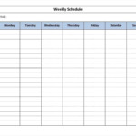 7 Day Week Calendar Printable Template Calendar