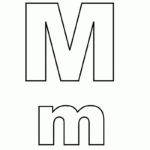 Alphabet Letter M Coloring Page A Free English Coloring