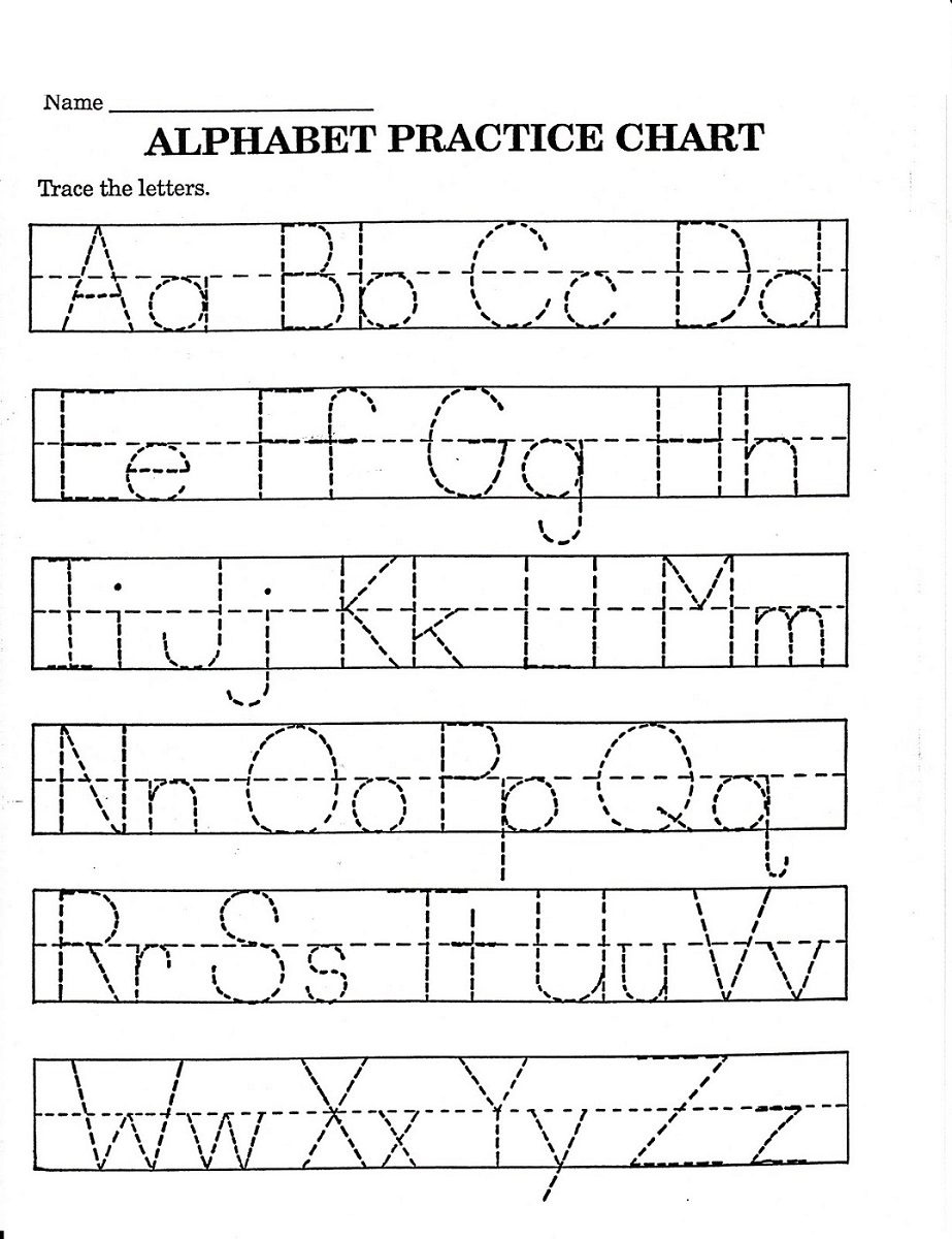 Alphabet Practice Worksheets To Print Activity Shelter