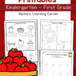 Apple Worksheets For Kindergarten First Grade Mamas