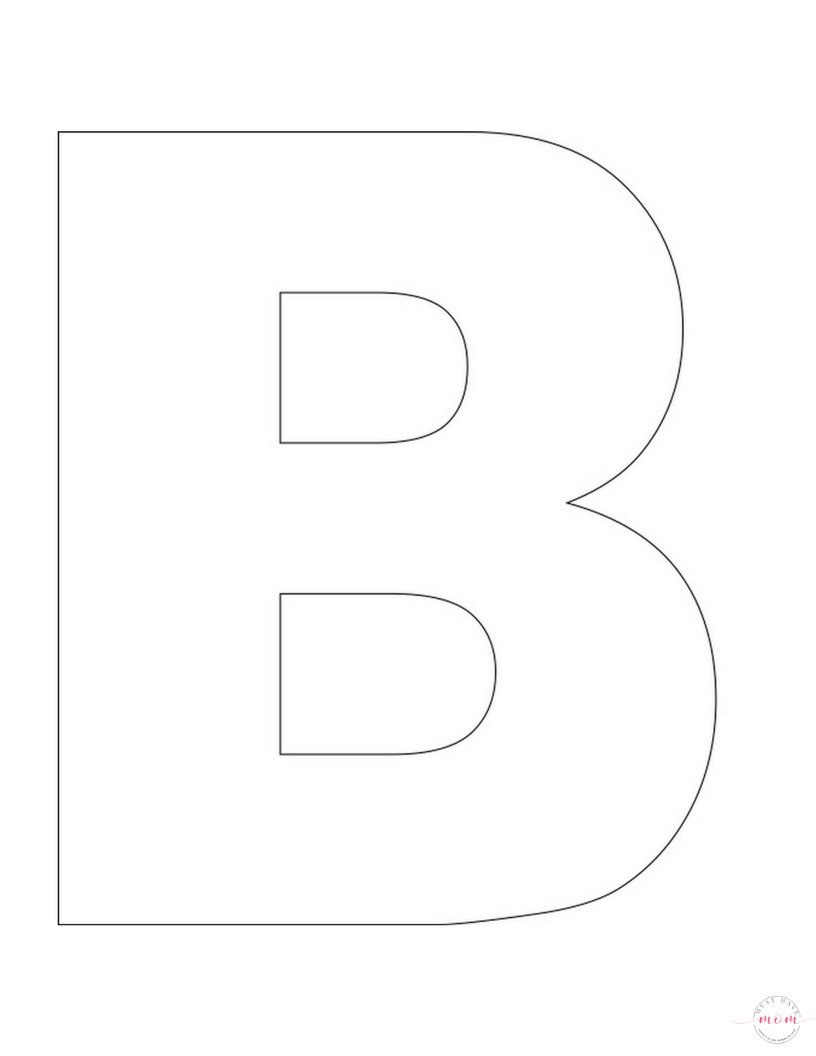B Is For Buttons Letter Craft Free Printables Must