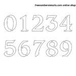 Best 3 Inch Number Stencils Printable Free Katrina Blog