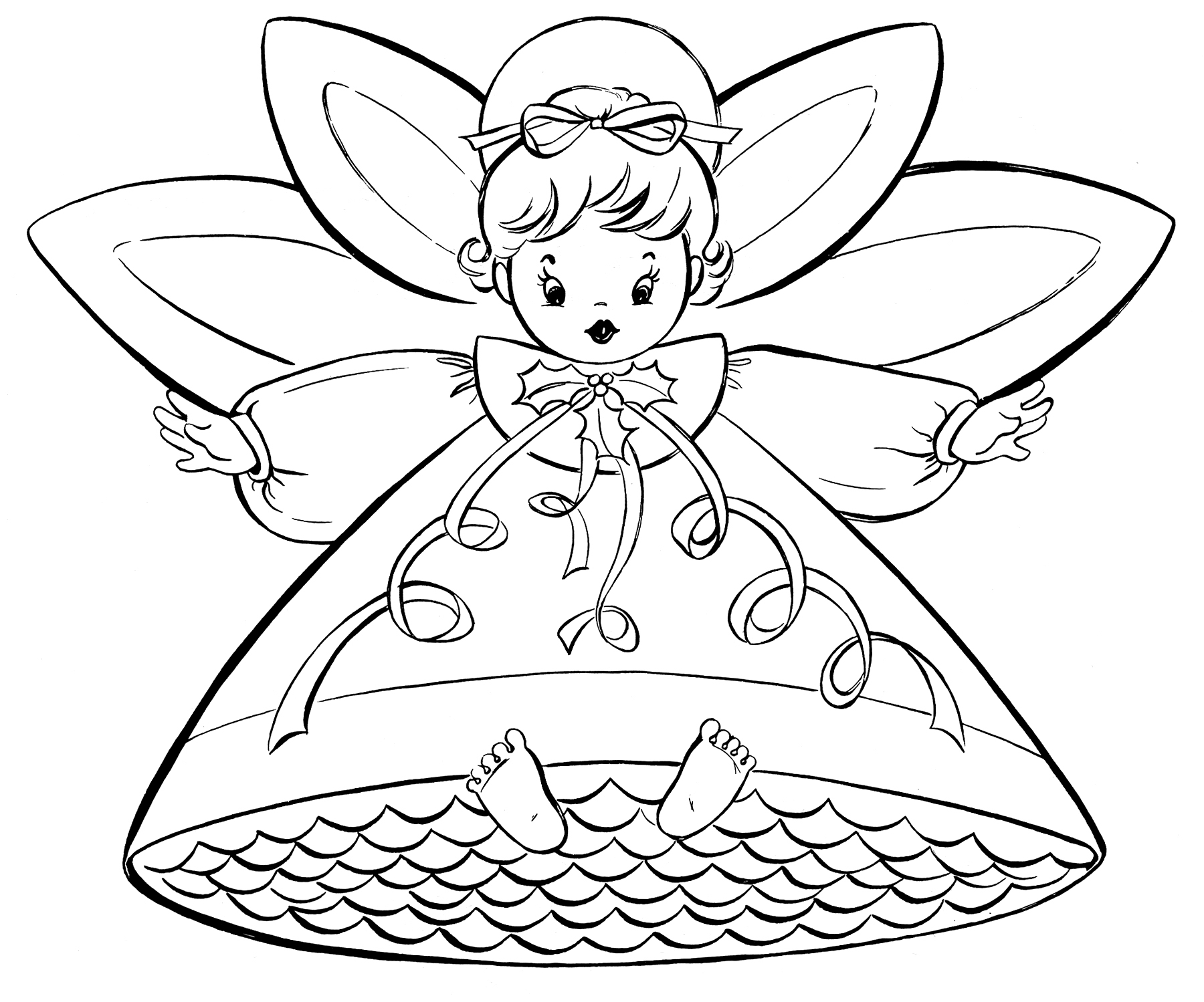 Christmas Coloring Pages Free Wallpapers9