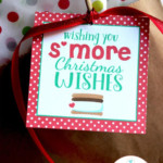 Christmas S Mores Tag DIY Printable INSTANT DOWNLOAD By