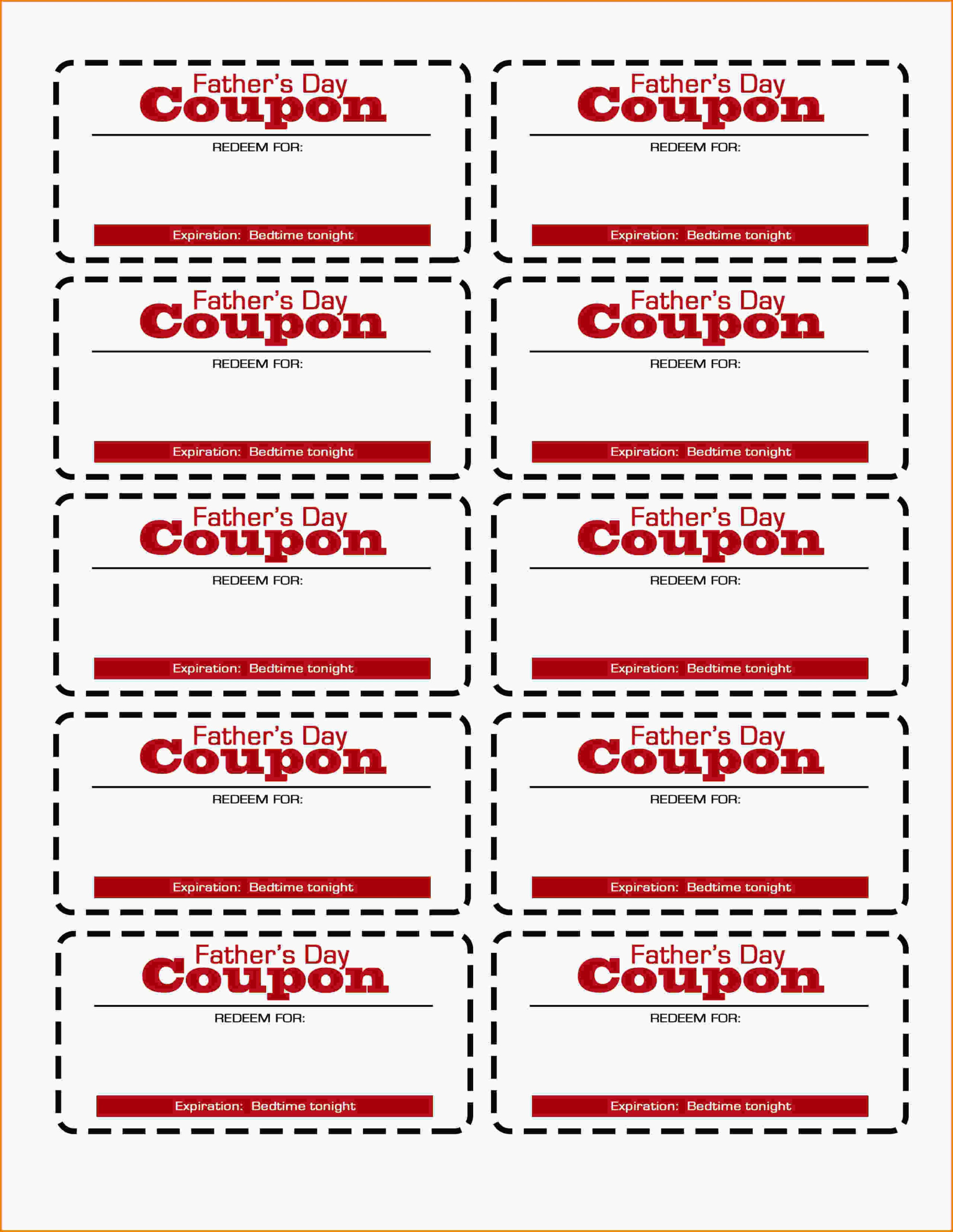 Coupon Template Printable Free Business Mentor