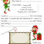 Dear Santa Letter Free Printable Downloads