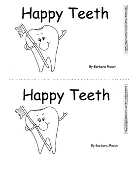 Dental Health Printable Book Guided Reading Level C By 