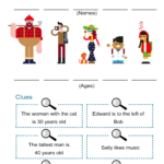 Detective Clues Solve The Mystery In The Puzzle Worksheet
