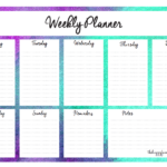 Download Your Free Weekly Planners Now 5 Designs To