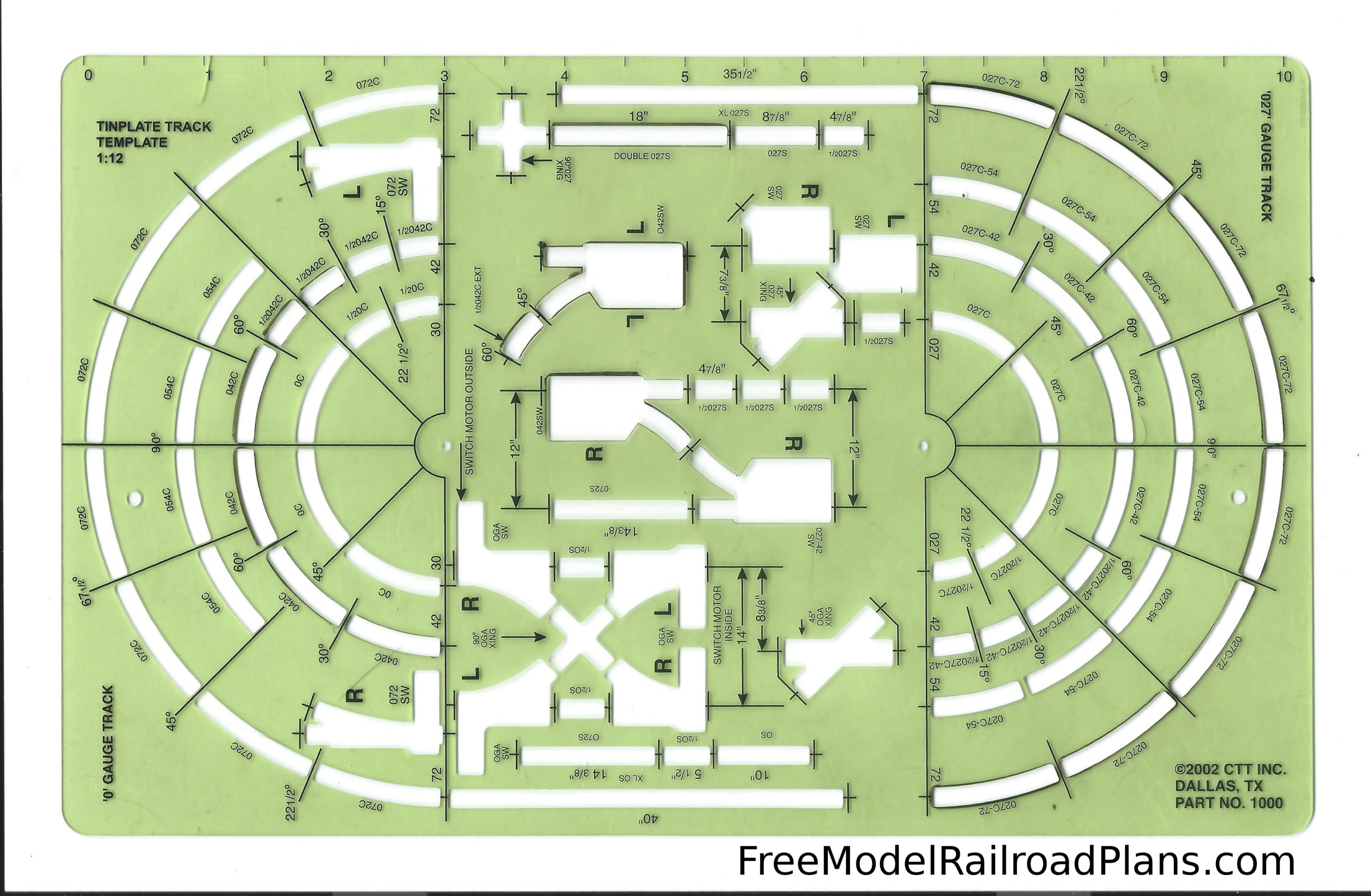 Free Printable N Scale Track Templates FreePrintableTM FreePrintableTM