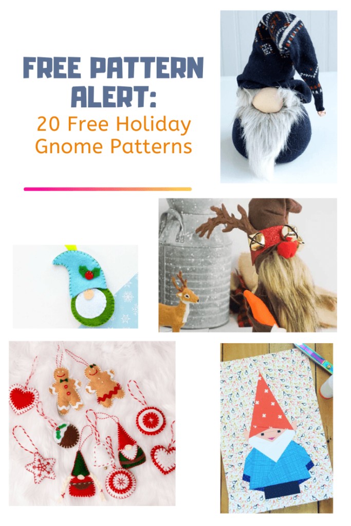 EASY FREE SEWING PATTERNS 20 Free Holiday Gnome Patterns