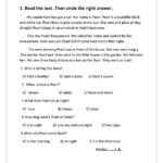 Final Test For The 4th Grade Worksheet Free ESL