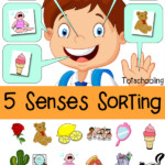 Five Senses Sorting Printable Totschooling Toddler