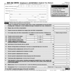 Form 941 Employer S Quarterly Federal Tax Return 2015