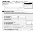 Form 941 SS Employer S Quarterly Federal Tax Return