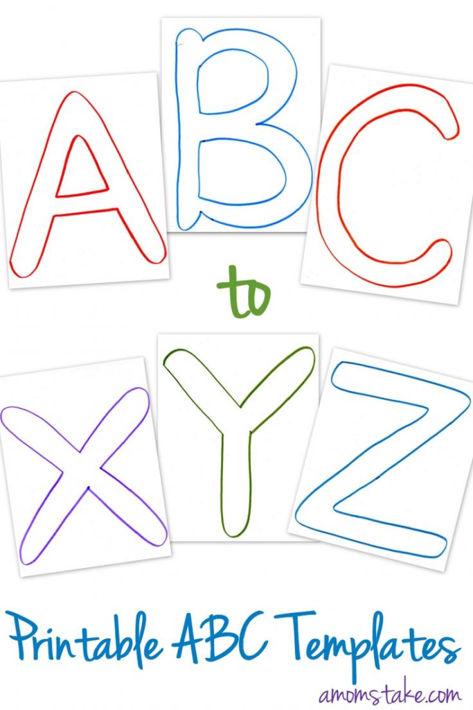 Free ABC Printable Templates A Mom S Take Printable