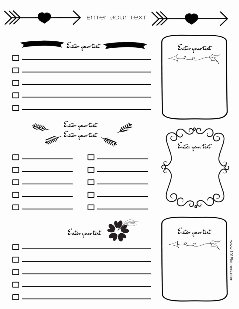 Free Bullet Journal Printables Customize Online For Any