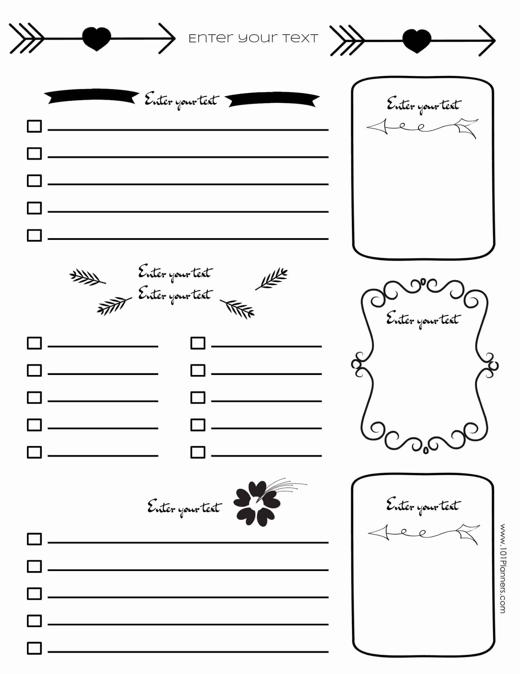 Free Bullet Journal Printables Customize Online For Any 