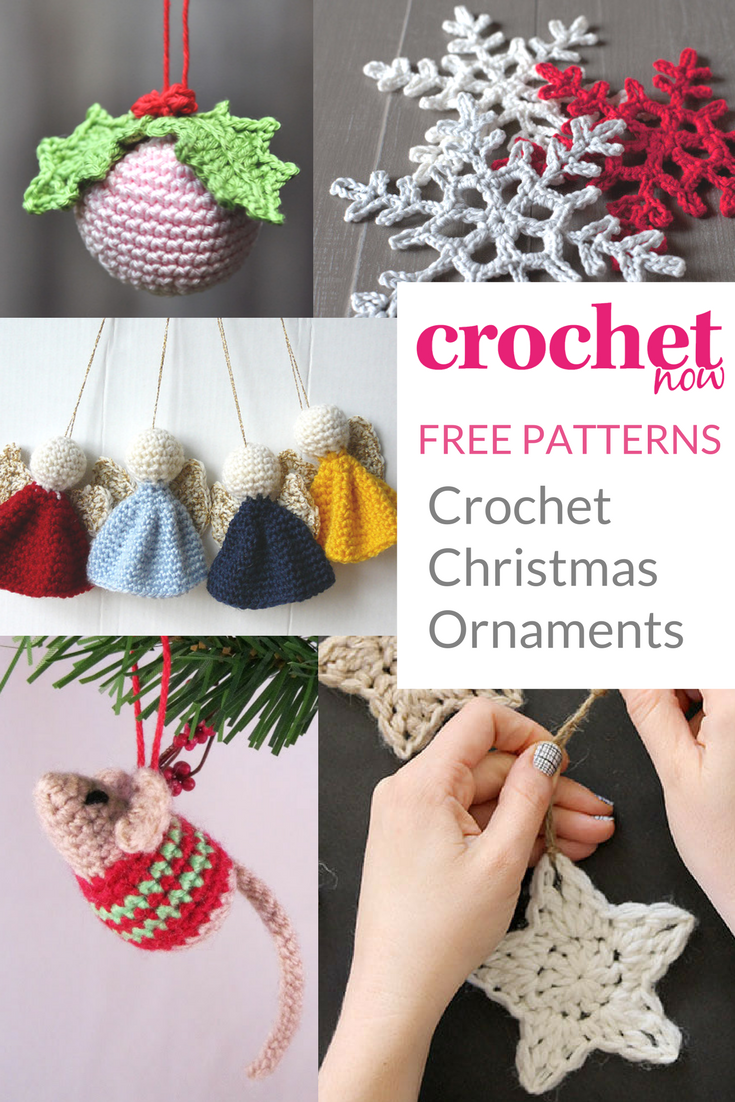 Free Crochet Christmas Ornament Patterns Crochet Now