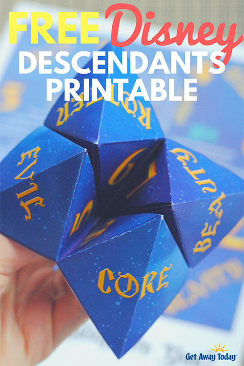 Free Disney Descendants Activity Printable