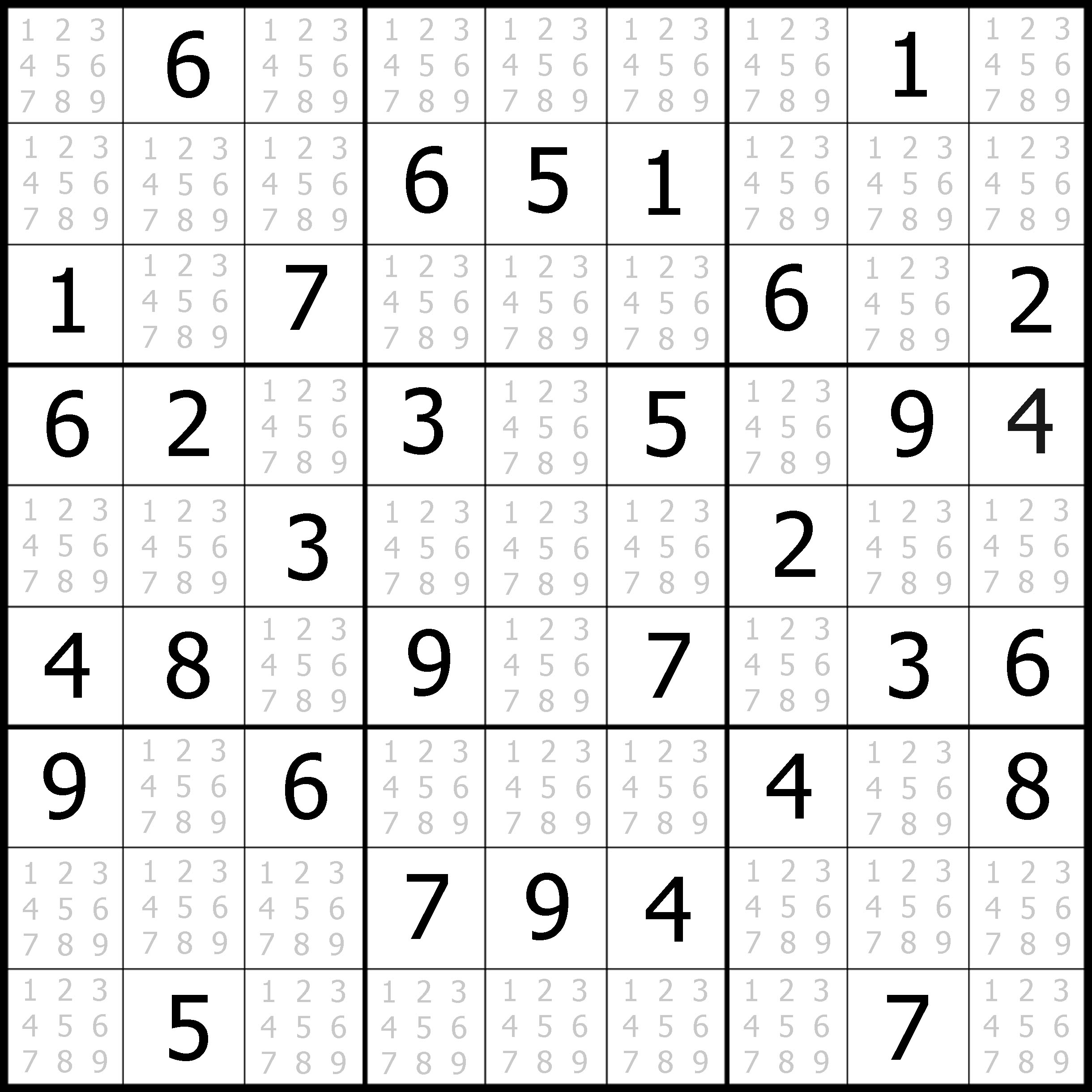 Free Easy Sudoku Puzzle 01 Sudoku Puzzler