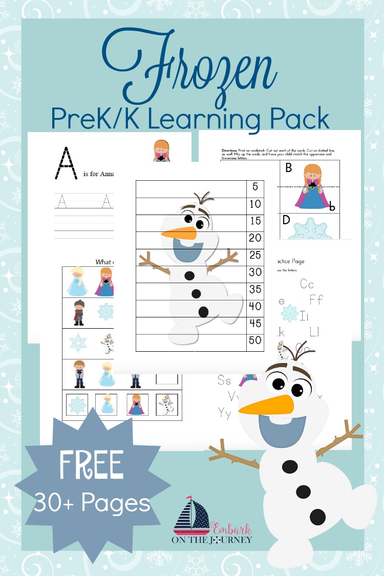 Free Frozen Preschool Printable Pack Money Saving Mom 