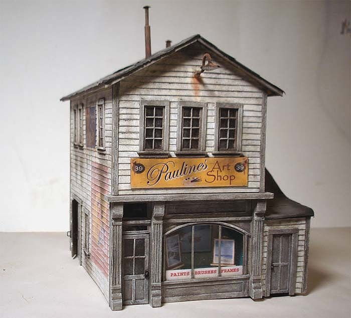 Free Ho Paper Buildings Paper Model Finished General 