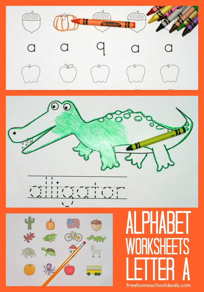 FREE Instant Download Printable Alphabet Worksheets Letter A