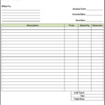 Free Invoice Template Sample Invoice Format Printable
