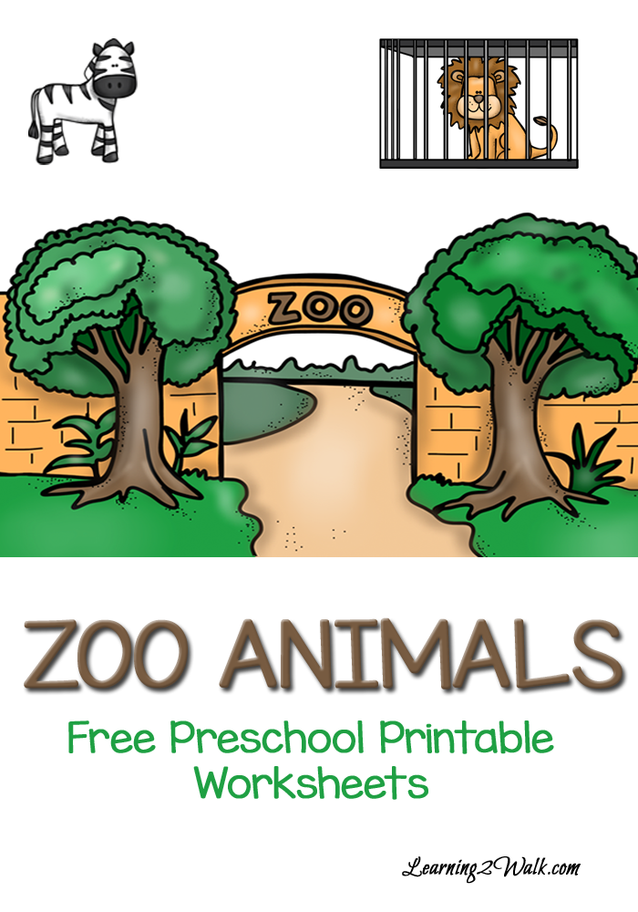 FREE Preschool Zoo Animals Pack Free Homeschool Deals