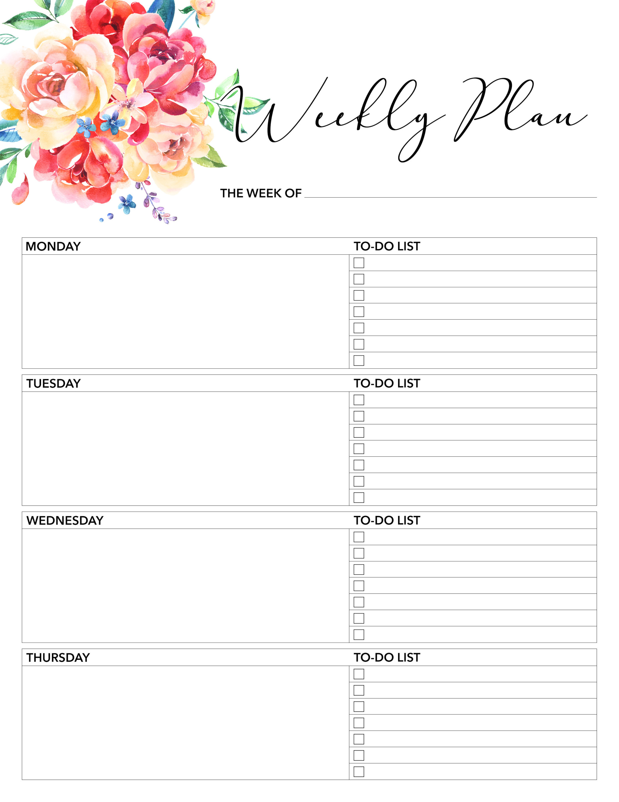 Free Printable 2025 Planner 50 Plus Printable Pages 