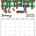 Free Printable 2021 Calendar Includes Editable Version