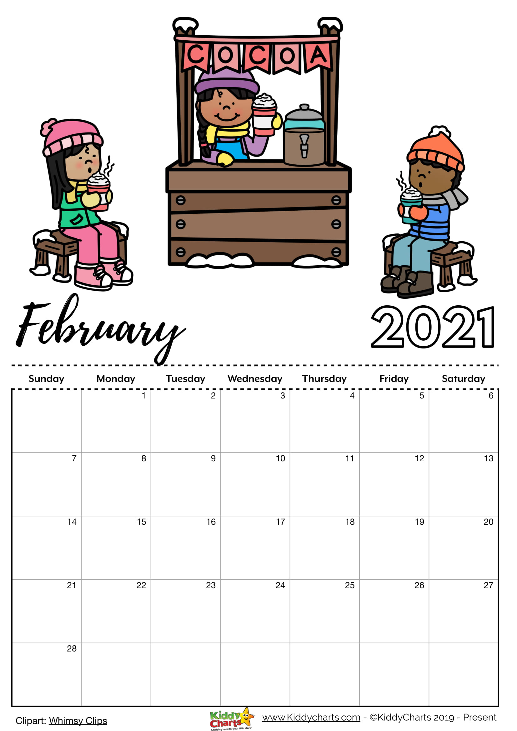 Free Printable 2021 Calendar Includes Editable Version