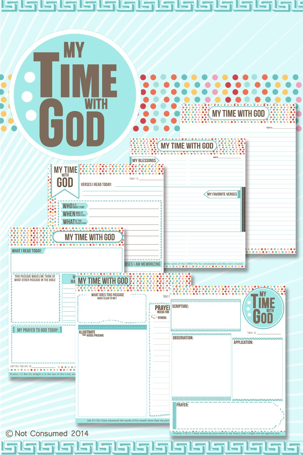 FREE Printable Bible Journal Pages subscriber Freebie 