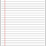 Free Printable Blank Lined Paper Template In Pdf Word How