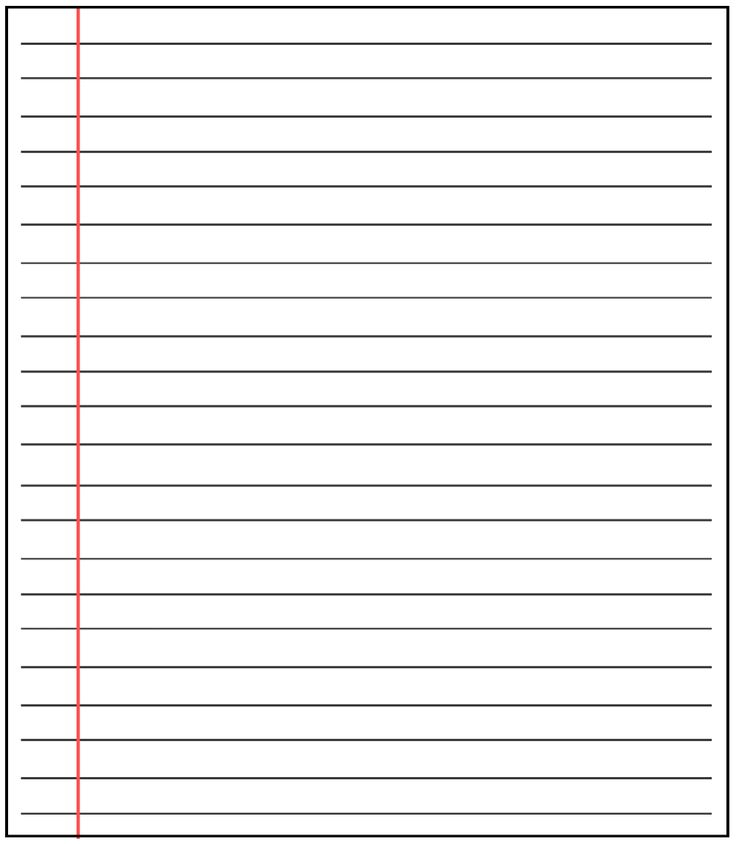 Free Printable Blank Lined Paper Template In Pdf Word How 